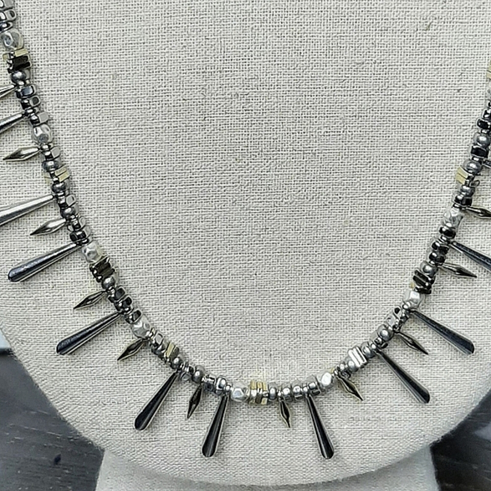 Stella & Dot Gold and Silver Necklace